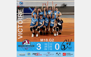 Victoire pour notre équipe 2 M18 féminines