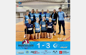 MCAVB vs Antibes en seniors départementale féminine