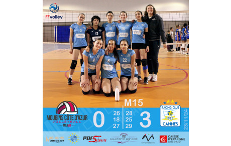 MCAVB vs RCC en M15 féminines