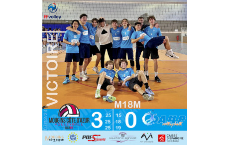 MCAVB vs Antibes en M18 masculin