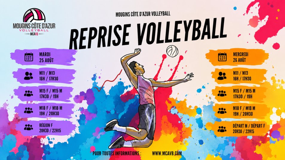 🏐 C'EST LA REPRISE! 🥳